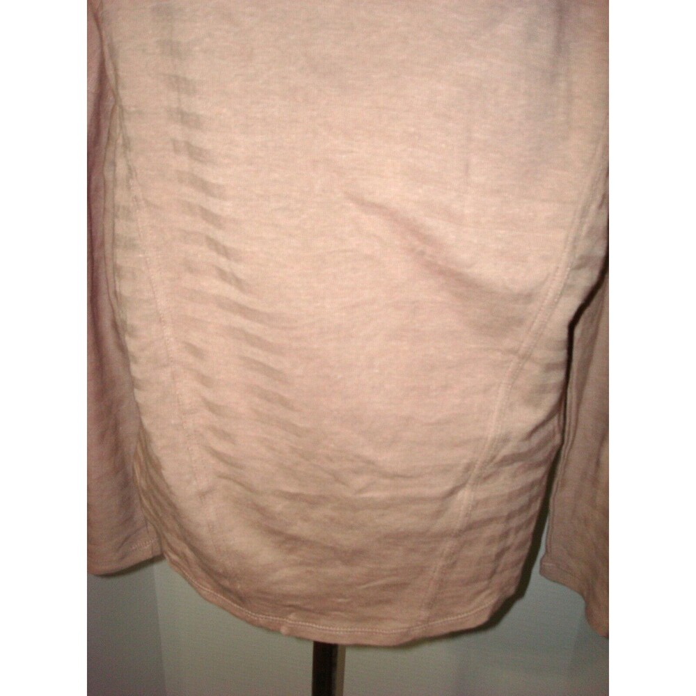 New Womens NWT S PrAna Top Cotton Gladis Organic Casual Champagne LS Logo Dolman - Picture 10 of 10